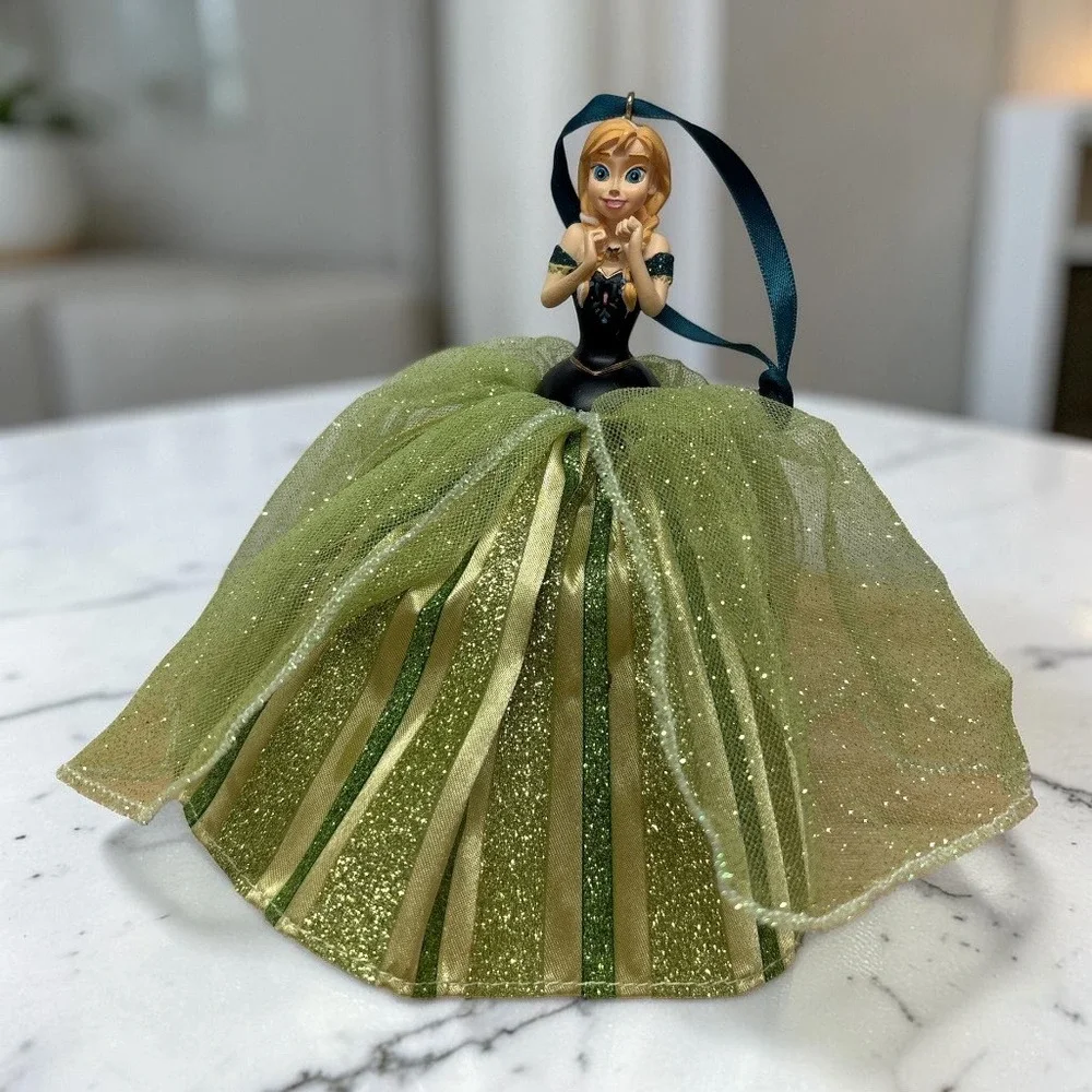 Frozen Ceramic Disney Parks Holiday Ornament Princess Anna from Frozen Sparkling